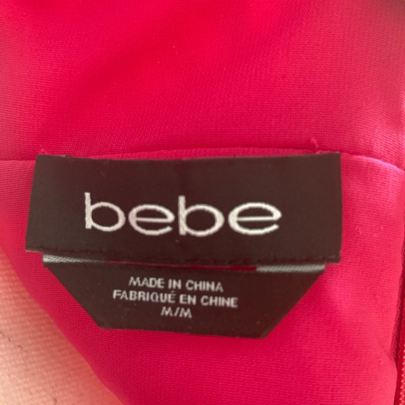 BEBE- Pink Bridesmaids Dress - Picture 6 of 12